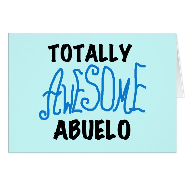 Volledig Geweldige Abuelo Tshirts en geschenken (Voorkant Horizontaal)