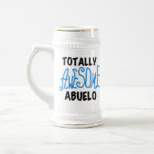 Volledig Geweldige Abuelo Tshirts en geschenken Bierpul (Links)