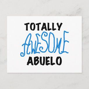 Volledig Geweldige Abuelo Tshirts en geschenken Briefkaart