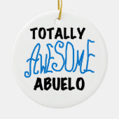 Volledig Geweldige Abuelo Tshirts en geschenken Keramisch Ornament (Voorkant)