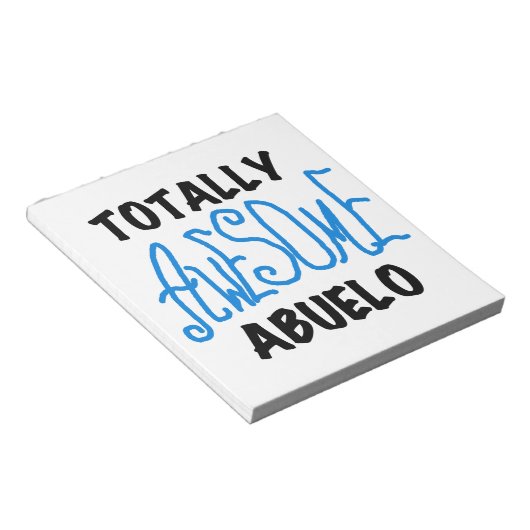 Volledig Geweldige Abuelo Tshirts en geschenken Notitieblok (Schuin)