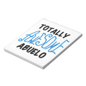 Volledig Geweldige Abuelo Tshirts en geschenken Notitieblok (Linkerzijde)