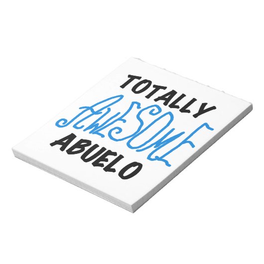 Volledig Geweldige Abuelo Tshirts en geschenken Notitieblok (Linkerzijde)