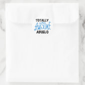Volledig Geweldige Abuelo Tshirts en geschenken Ronde Sticker (Tas)