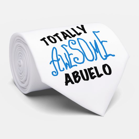 Volledig Geweldige Abuelo Tshirts en geschenken Stropdas (Opgerold)