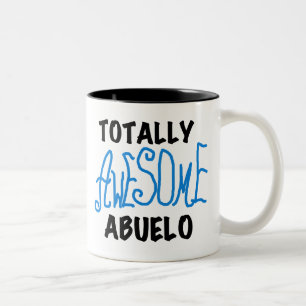Volledig Geweldige Abuelo Tshirts en geschenken Tweekleurige Koffiemok