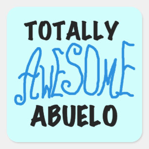 Volledig Geweldige Abuelo Tshirts en geschenken Vierkante Sticker