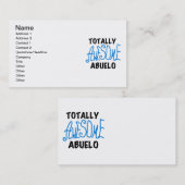 Volledig Geweldige Abuelo Tshirts en geschenken Visitekaartje (Voorkant / Achterkant)