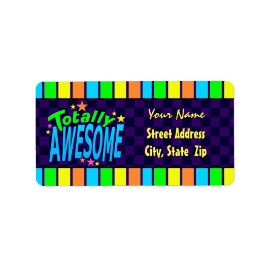 Volledig GEWELDIGE Adresetiketten Etiket (Voorkant)