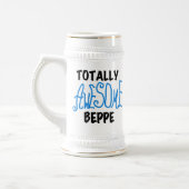 Volledig Geweldige Beppe Tshirts en geschenken Bierpul (Links)