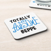 Volledig Geweldige Beppe Tshirts en geschenken Drankjes Onderzetter (Linkerzijde)