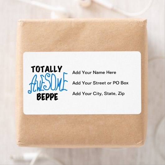 Volledig Geweldige Beppe Tshirts en geschenken Etiket (Insitu)