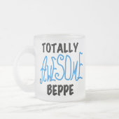 Volledig Geweldige Beppe Tshirts en geschenken Matglas Koffiemok (Links)