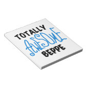Volledig Geweldige Beppe Tshirts en geschenken Notitieblok (Schuin)