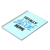 Volledig Geweldige Beppe Tshirts en geschenken Notitieboek (Linkerzijde)