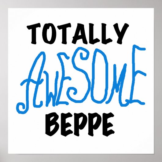 Volledig Geweldige Beppe Tshirts en geschenken Poster (Voorkant)