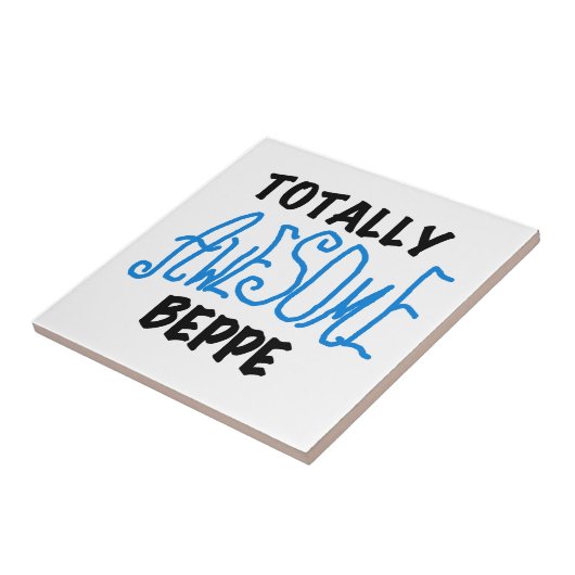 Volledig Geweldige Beppe Tshirts en geschenken Tegeltje (Zijkant)