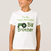 Volledig GEWELDIGE Big Brother Green Tractor T-shirt (Voorkant)