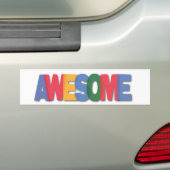 Volledig Geweldige cadeautjes Bumpersticker (Op auto)