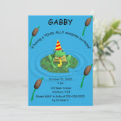 Volledig Geweldige Feest Uitnodiging (Staand voorkant)