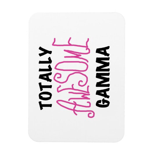 Volledig Geweldige Gamma Roze Gifts Magneet (Verticaal)