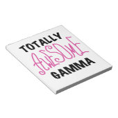 Volledig Geweldige Gamma Roze Gifts Notitieblok (Schuin)