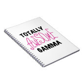 Volledig Geweldige Gamma Roze Gifts Notitieboek (Rechterzijde)