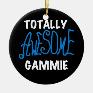 Volledig Geweldige Gammie Blue T-shirts en cadeaut Keramisch Ornament