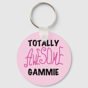 Volledig Geweldige Gammie Roze T-shirts en cadeaut Sleutelhanger