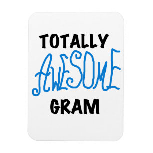 Volledig Geweldige Gram Blue Gifts Magneet