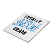 Volledig Geweldige Gram Blue Gifts Tegeltje (Zijkant)