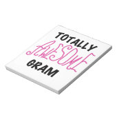 Volledig Geweldige gram roze cadeaus Notitieblok (Linkerzijde)