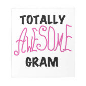 Volledig Geweldige gram roze cadeaus Notitieblok (Voorkant)