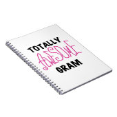 Volledig Geweldige gram roze cadeaus Notitieboek (Rechterzijde)