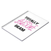 Volledig Geweldige gram roze cadeaus Notitieboek (Linkerzijde)