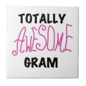 Volledig Geweldige gram roze cadeaus Tegeltje (Voorkant)