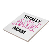 Volledig Geweldige gram roze cadeaus Tegeltje (Zijkant)