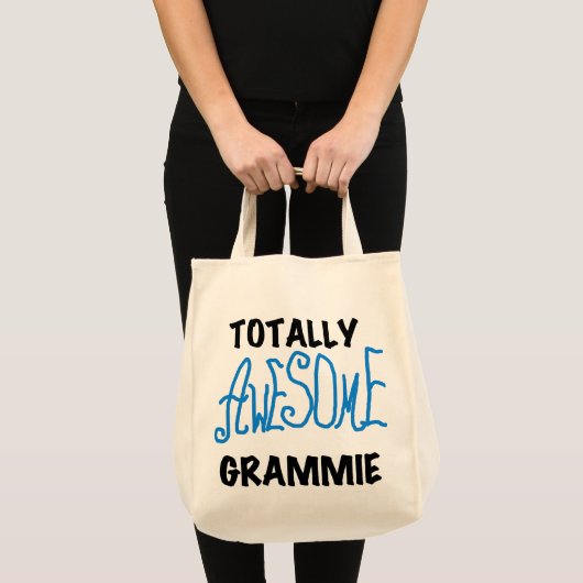 Volledig Geweldige Grammie Blue T-shirts Gifts Tote Bag (Voorkant (product))