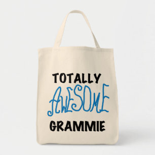 Volledig Geweldige Grammie Blue T-shirts Gifts Tote Bag