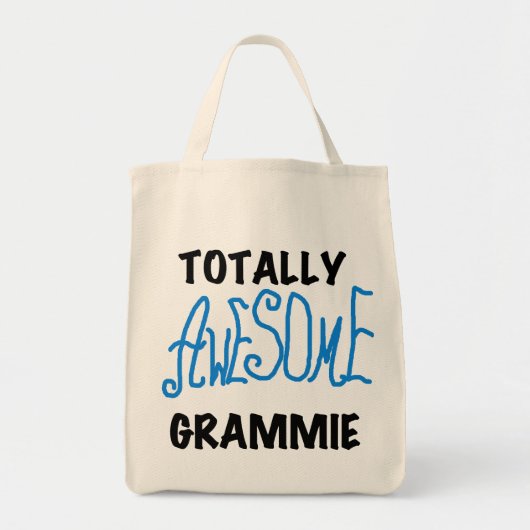 Volledig Geweldige Grammie Blue T-shirts Gifts Tote Bag (Voorkant)