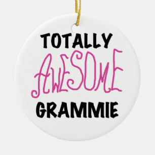 Volledig Geweldige Grammie Pink T-shirts Gifts Keramisch Ornament