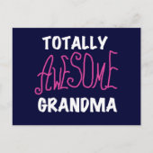 Volledig Geweldige Grandma Pink T-shirts en cadeau Briefkaart (Voorkant)