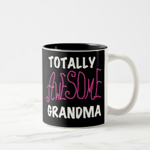 Volledig Geweldige Grandma Pink T-shirts en cadeau Tweekleurige Koffiemok
