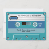 Volledig Geweldige Groovy Retro verjaardagsfeestje Kaart (Achterkant)