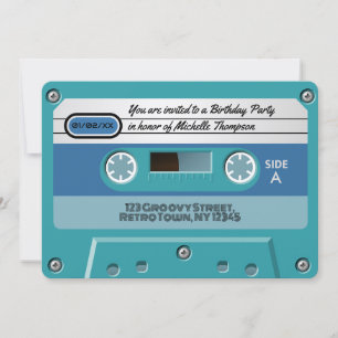 Volledig Geweldige Groovy Retro verjaardagsfeestje Kaart