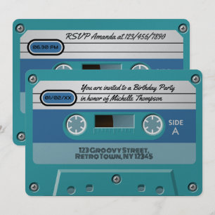 Volledig Geweldige Groovy Retro verjaardagsfeestje Kaart