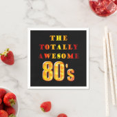 Volledig Geweldige jaren 80 cocktail servet (Insitu)