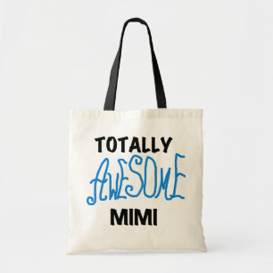 Volledig Geweldige Mimi Blue Tshirts en Gifts Tote Bag