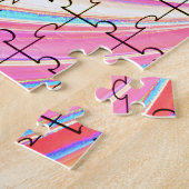 Volledig Geweldige Mom Roze Wervelontwerp Legpuzzel (Zijkant)