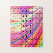 Volledig Geweldige Mom Roze Wervelontwerp Legpuzzel (Verticaal)